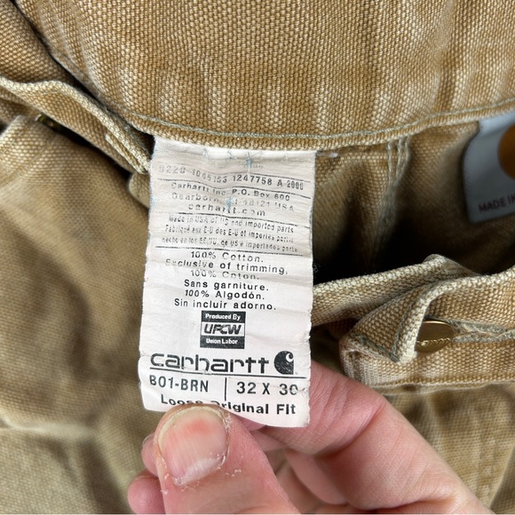 Men's Tan Work Pants - Picture 5 of 8